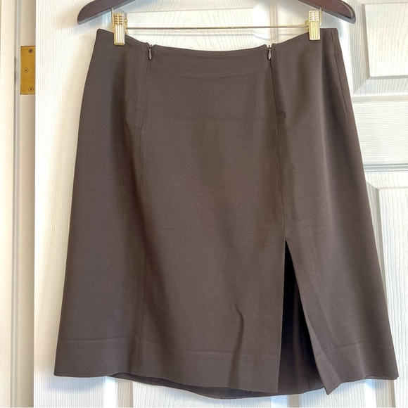 3-piece Henri Bendel 90’ Wool LONGLINE CLASSIC COAT suit set Espresso women 14 - Picture 4 of 16